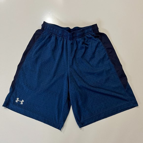 Under Armour Other - Under Armour Loose Heatgear Mens Athletic Shorts Blue Size Medium